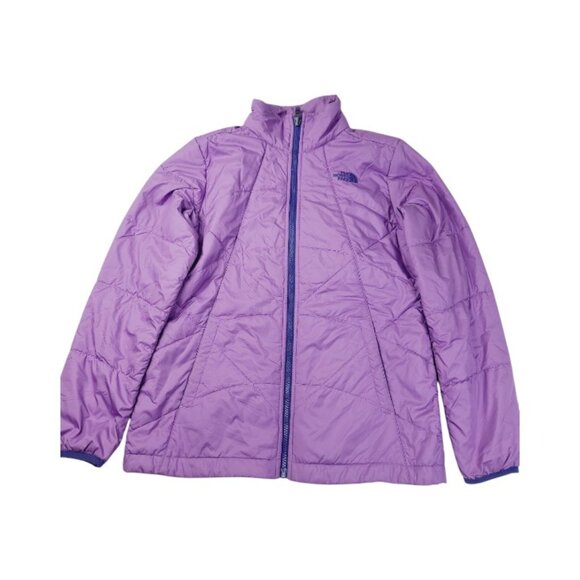 The North Face Girl Purple Lightweight Quilt Winter Puffer Jacket Size XL - Picture 1 of 8
